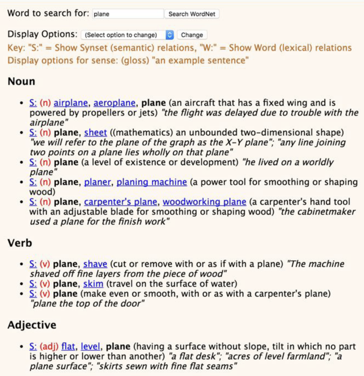 Word Senses
